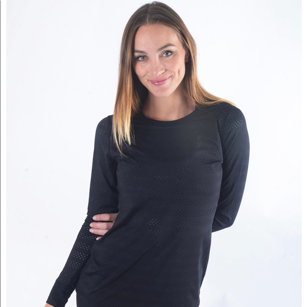 Zyia Black Chill Long Sleeve Tee XL
